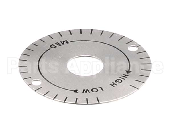 00-046496 Hobart Plate, Dial