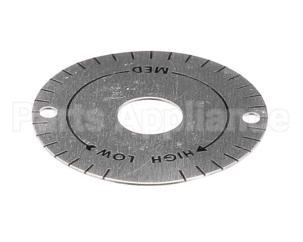 00-046496 Hobart Plate, Dial
