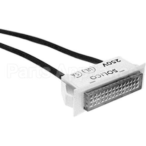 00-411496-000E3 Compatible Vulcan Signal Light 3/8" X 1-5/16" Amber 250