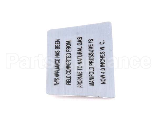 00-421727-00004 Vulcan Hart Plate,Propane To Natural Gas