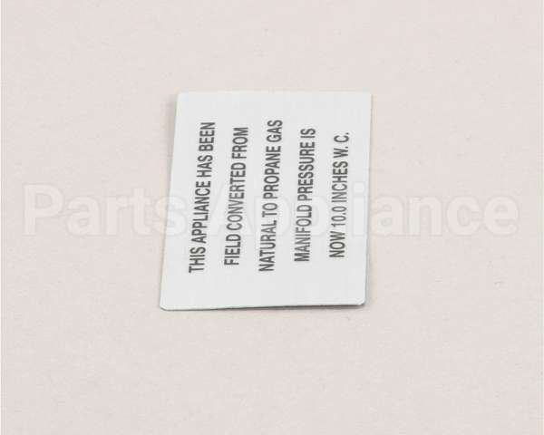 00-421727-00009 Vulcan Hart Plate,Natural To Propane Gas