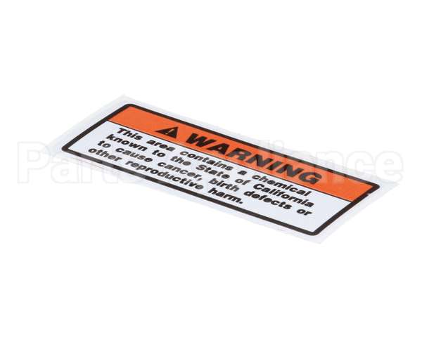 00-438131-061-2 Hobart Label,California Warning