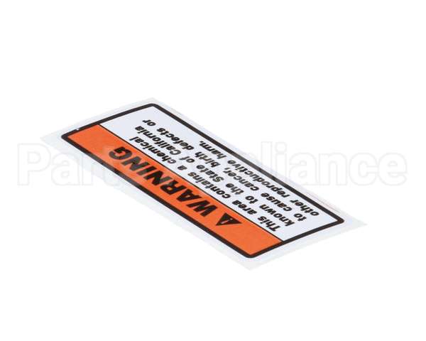 00-438131-061-2 Hobart Label,California Warning