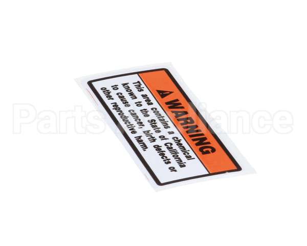 00-438131-061-2 Hobart Label,California Warning