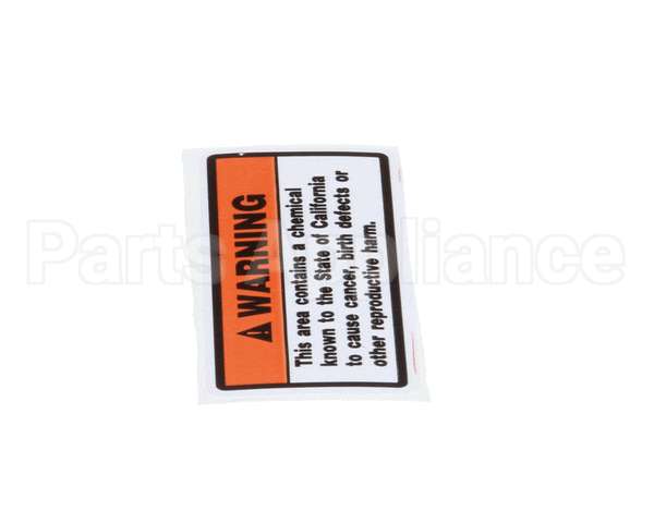 00-438131-061-2 Hobart Label,California Warning