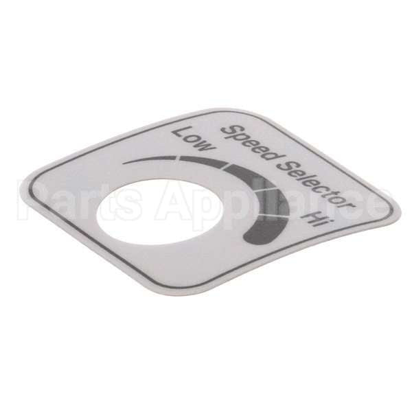 00-478265 Compatible Hobart Label, Speed Select (Domestic)