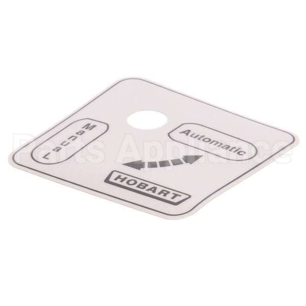00-479288 Compatible Midwest Appliance Parts Label, Auto/Man(Domestic)