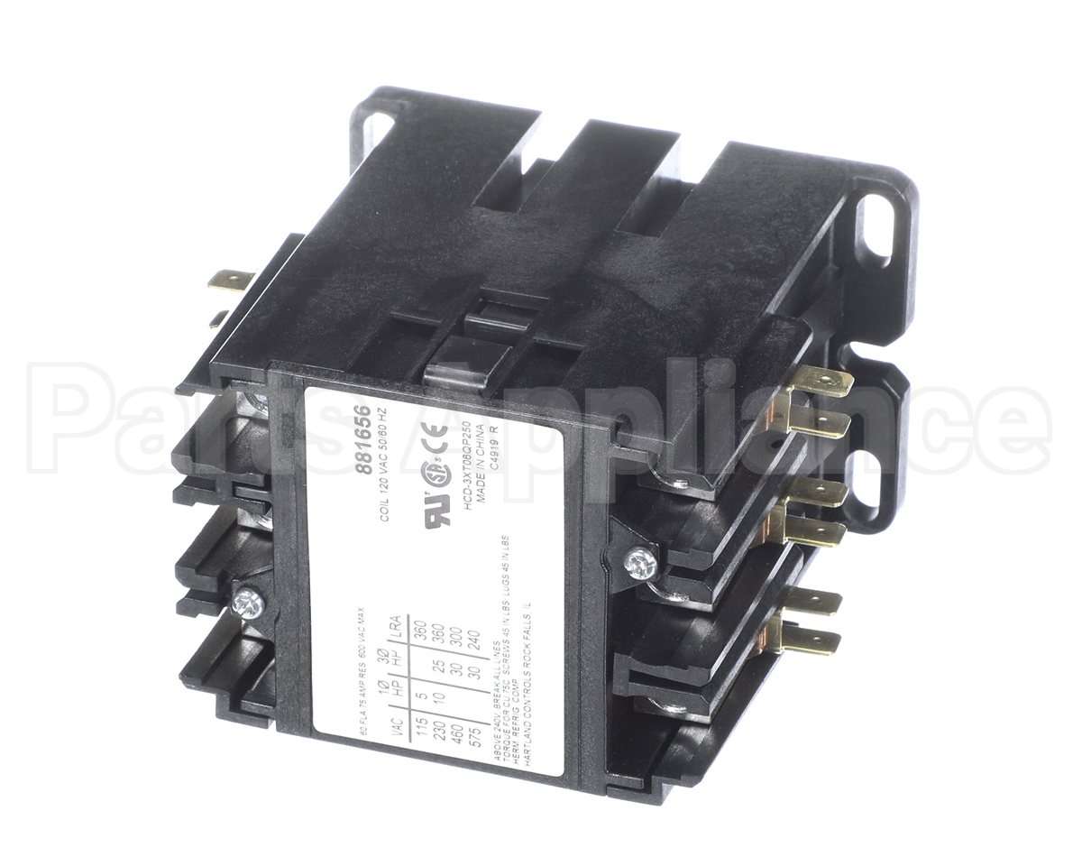 00-881656 Vulcan Hart Contactor,3 Pole 6