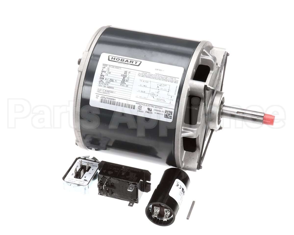 00-913102-00348 Hobart Kit, Motor, Cap, Switch