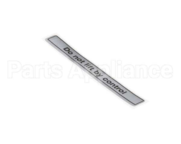 00-916957-00050 Hobart Label, Slicer Lifting Message