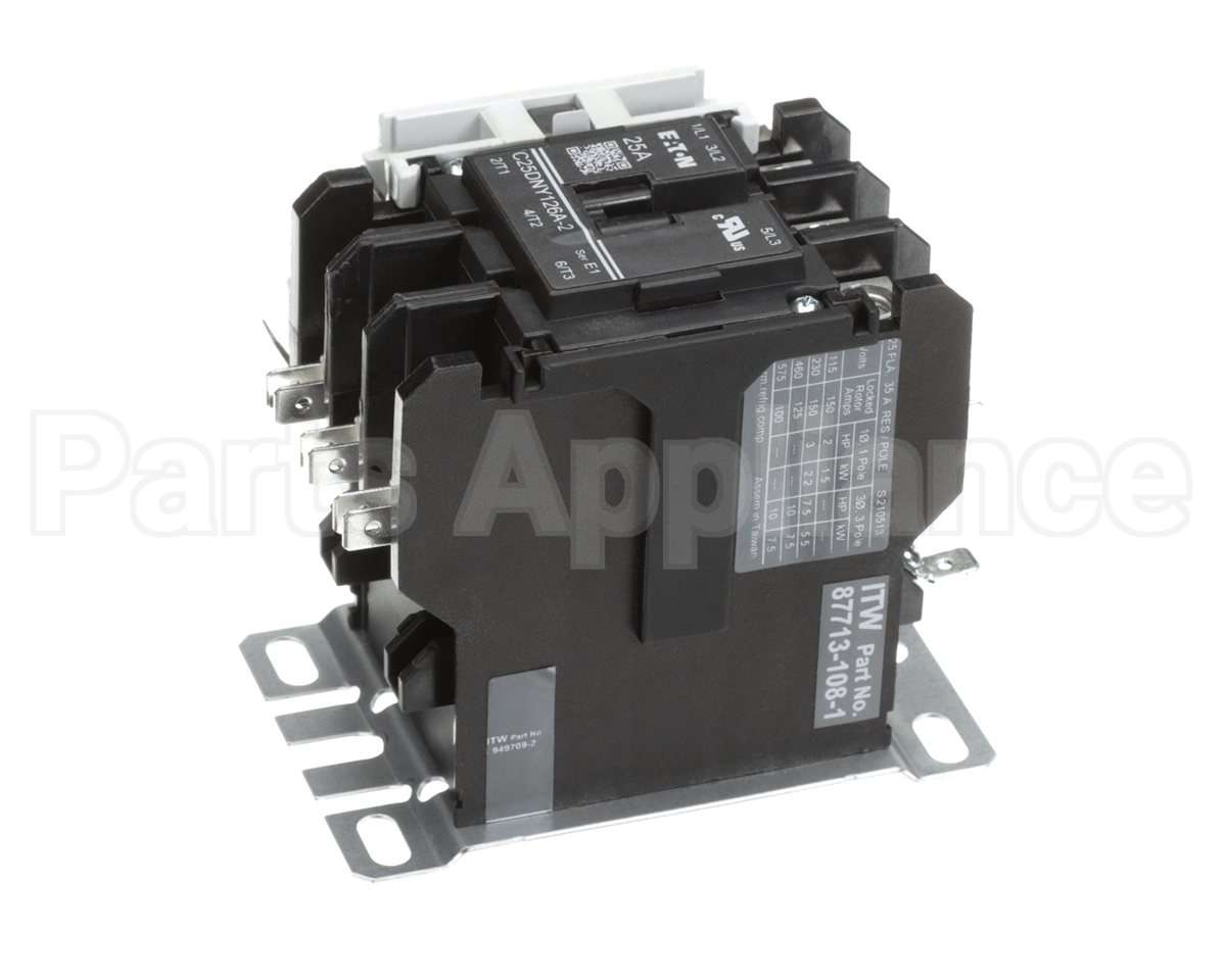 00-949709-00002 Hobart Contactor, W/Aux Side Switch