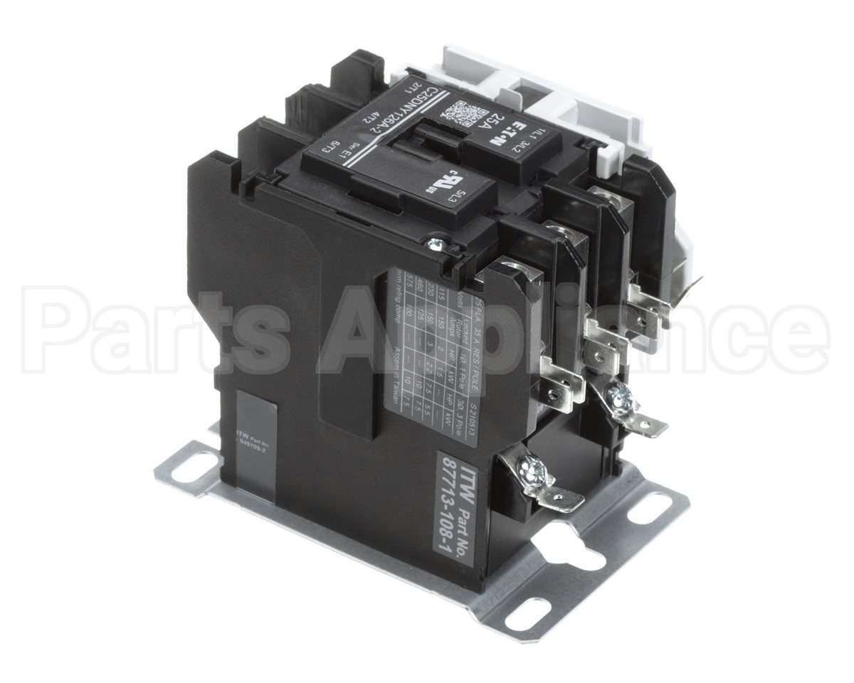 00-949709-00002 Hobart Contactor, W/Aux Side Switch