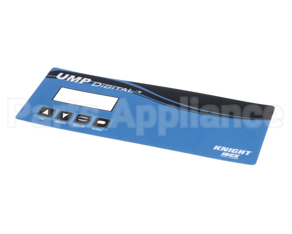00-975322-00020 Hobart Overlay, Cover, Push Button, 3 Pump