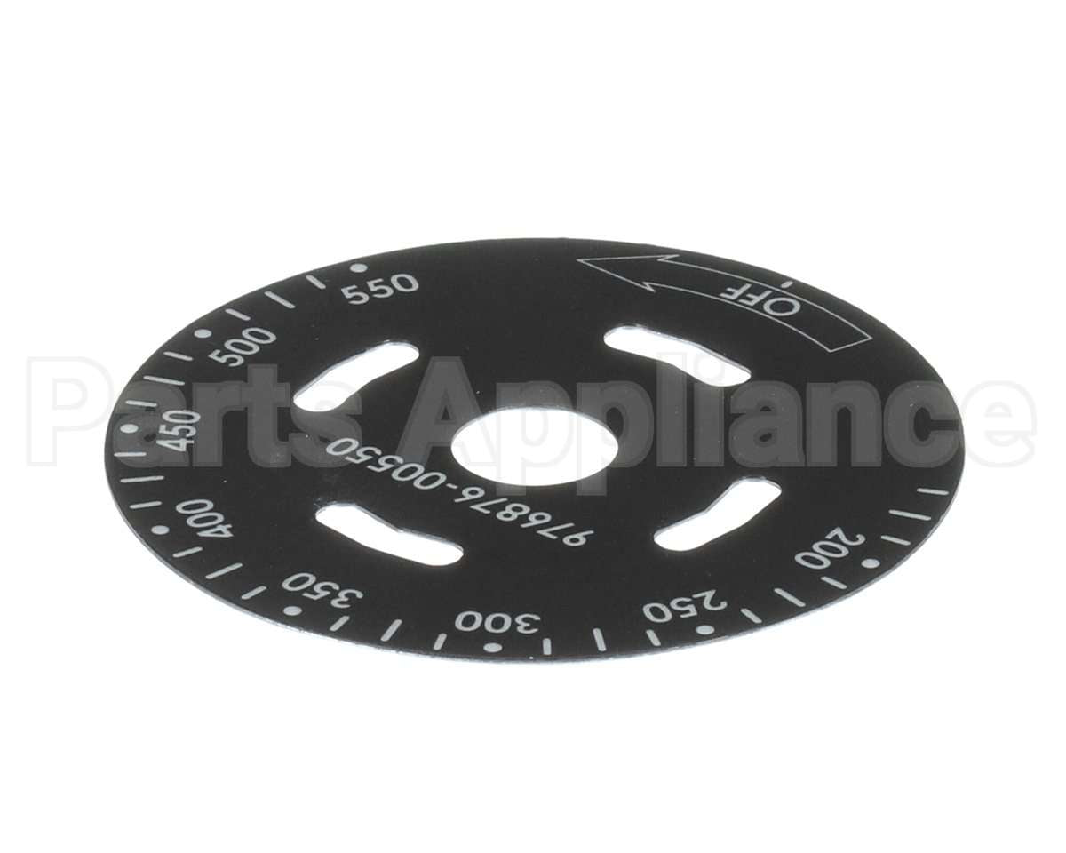 00-976876-00550 Vulcan Hart Temp Dial 550F