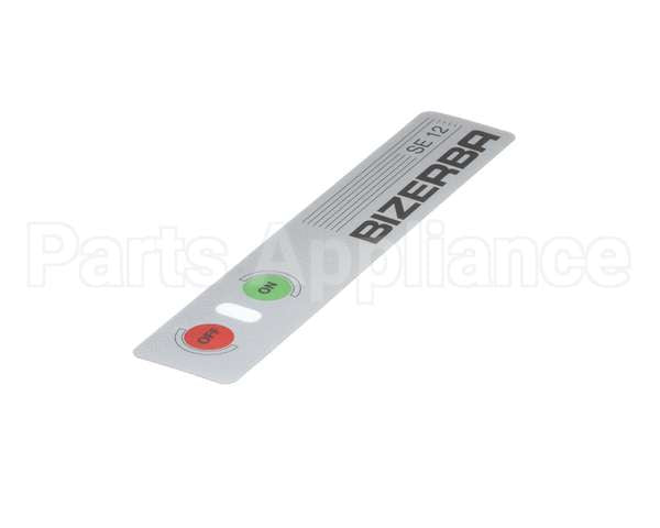 000000060376400300 Bizerba Decal, On/Off