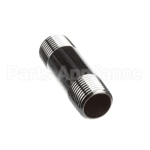 000357-40 T&S Brass Nipple, 3/8Npt X 2 Long, Polished-Chrome