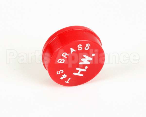 001194-45 T&S Brass Snap-In Index Button, Red (Hot Water)