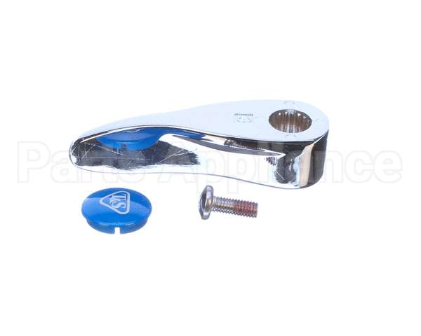 001636-45NS T&S Brass Lever Handle, Blue Index (T&S Logo), Scr