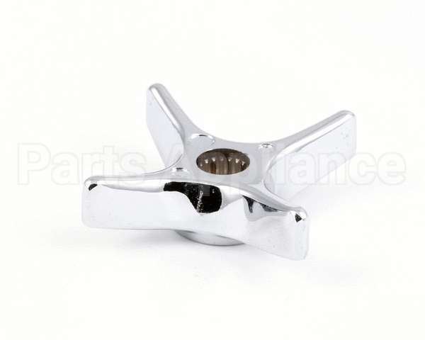 002521-45 T&S Brass 4-Arm Kitchen Handle, Chrome-Plated