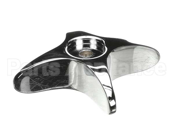 002521-45NS T&S Brass 4-Arm Kitchen Handle, Chrome-Plated