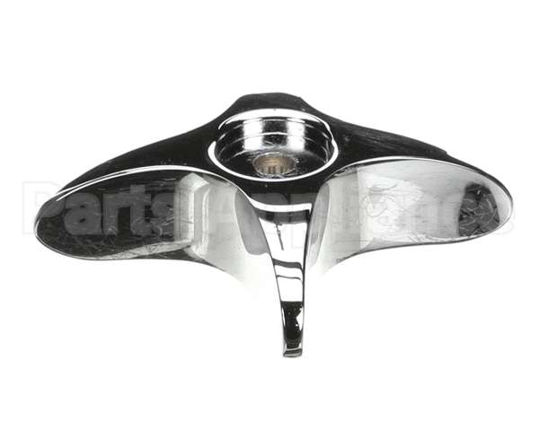 002521-45NS T&S Brass 4-Arm Kitchen Handle, Chrome-Plated