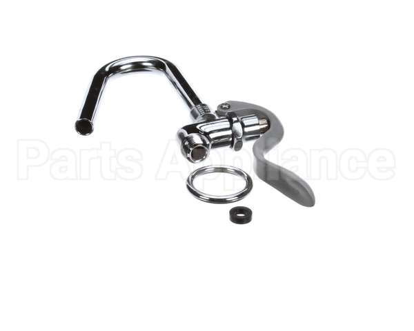 002851-40 T&S Brass Hook Nozzle And Self-Closing Valve (Gray