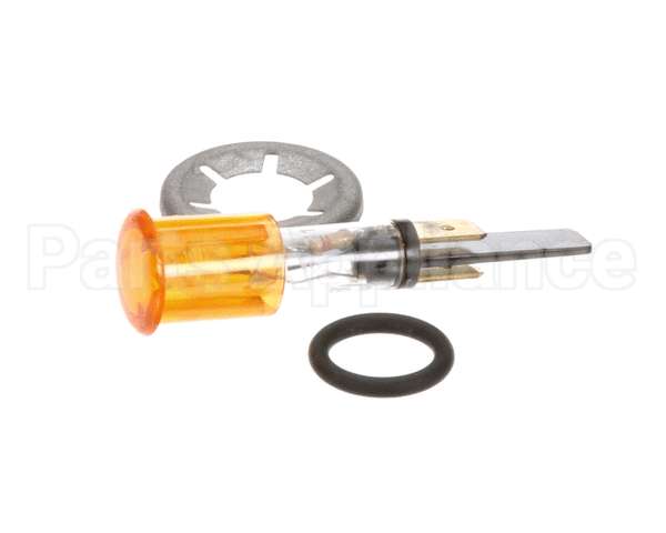 005011 Electrolux Professional Yellow Pilot Lamp Assembly; Round; 230V