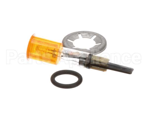 005011 Electrolux Professional Yellow Pilot Lamp Assembly; Round; 230V