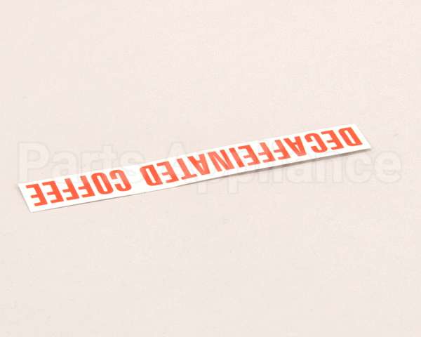 00879.0000 Bunn Decal, Decaffeinated Coffee