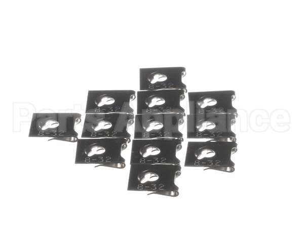 00917.7999 Bunn Clip,J #8-32 Sst .02-.04(Pkg/12)&