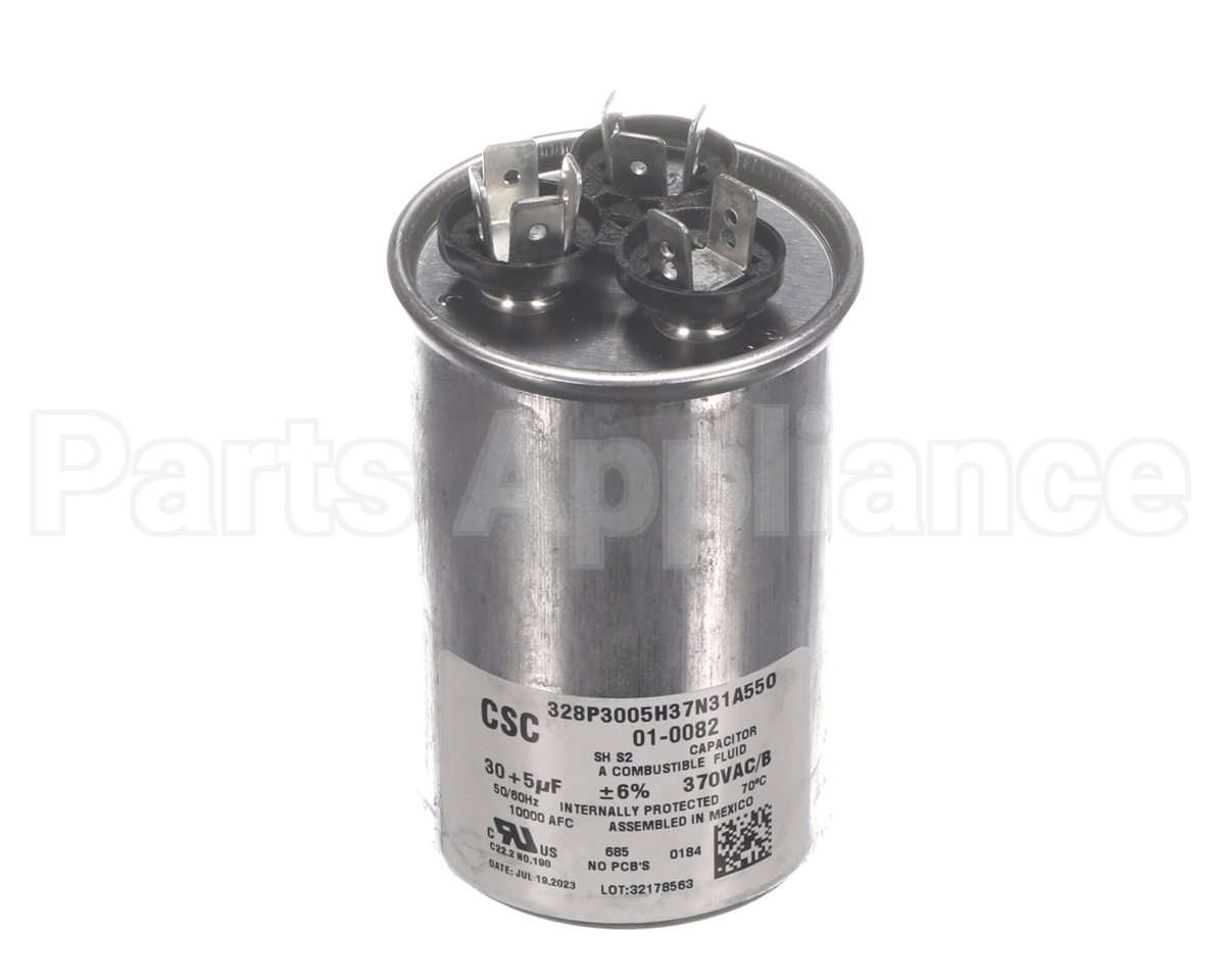 01-0082 Nortek Run Cap,Dual Round,370V,5+30Uf