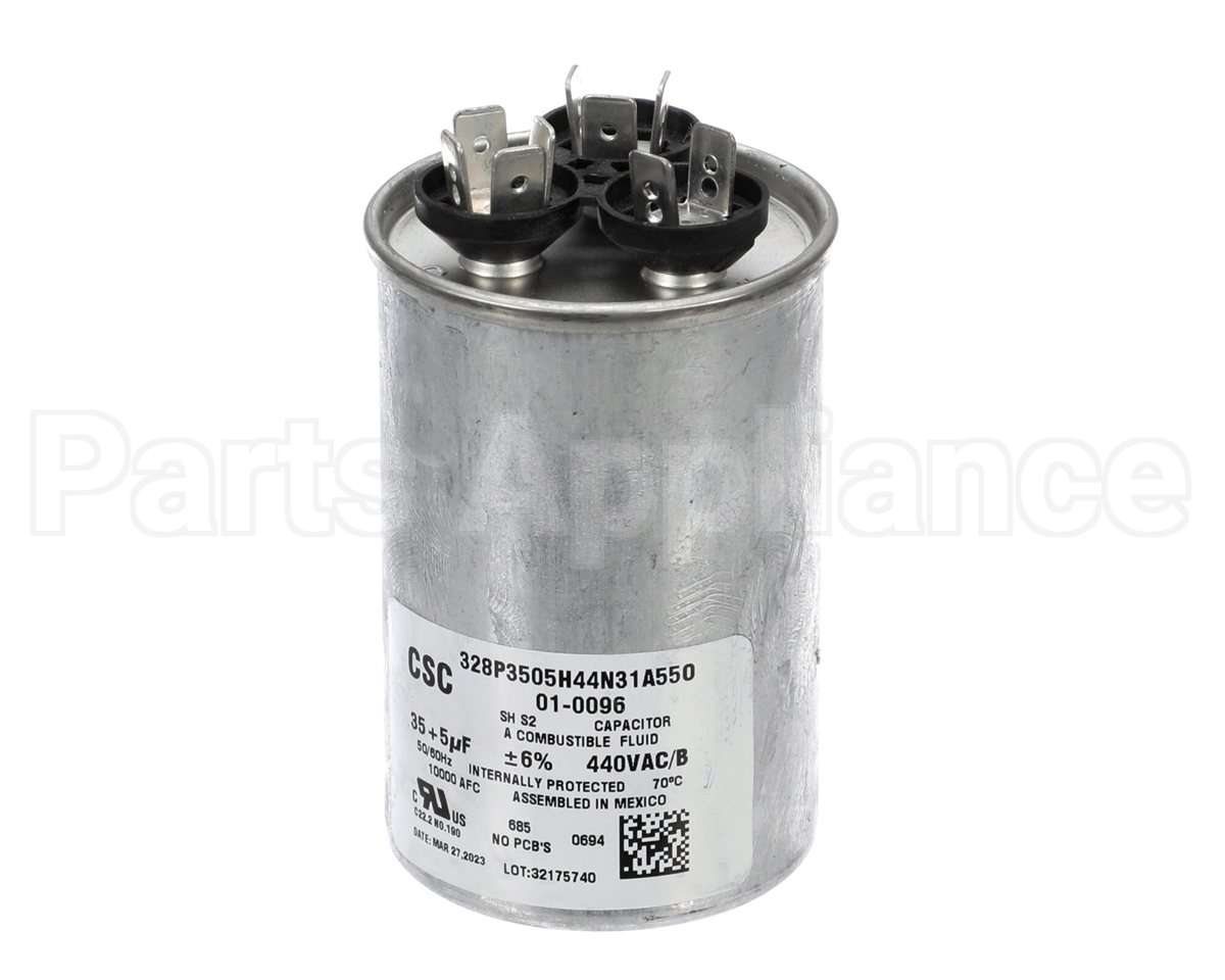 01-0096 Nortek Run Cap,Dual Round,440V,5+35Uf