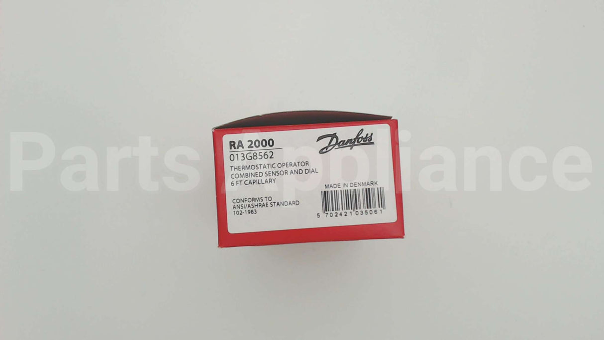 013G-8562 Danfoss Wallmtsensor&Dial 6'Cap Ra2000