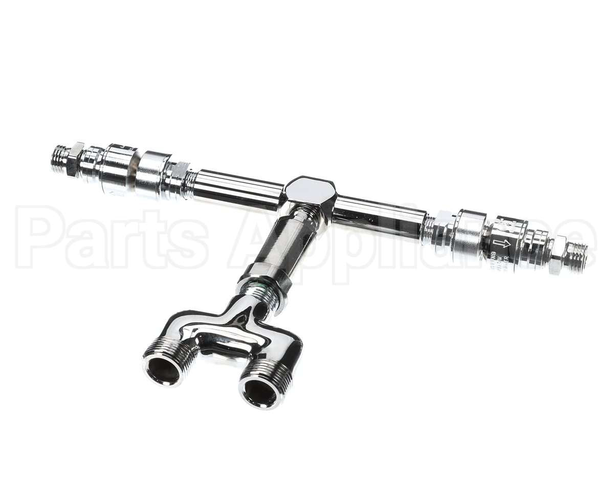 017212-40 T&S Brass Y Fitting & Vb Swivel Tee W/ (2) Vacuum
