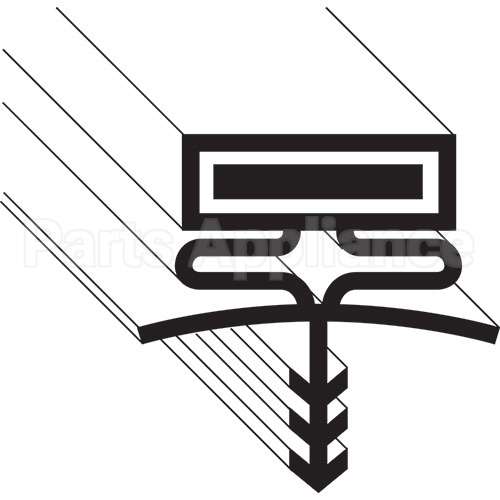 017402 Compatible Bally Gasket, Ref 31-1/2" X 77- 1/2" 3-Sided