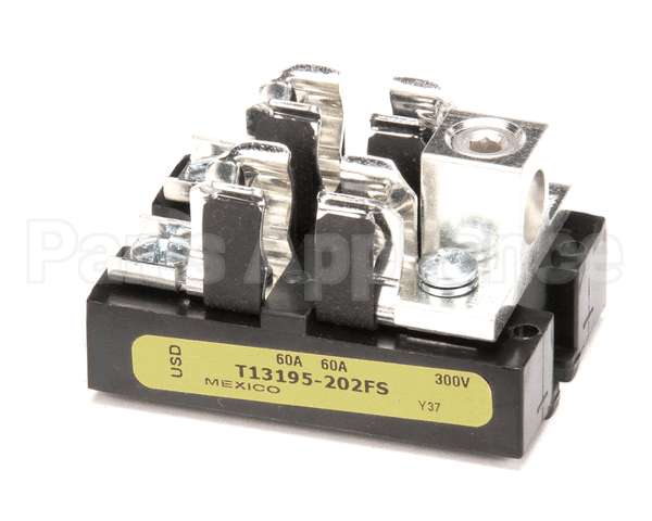 02.41.001.00 Hatco Fuse Block 60A 300V 2P 2/0 Lug