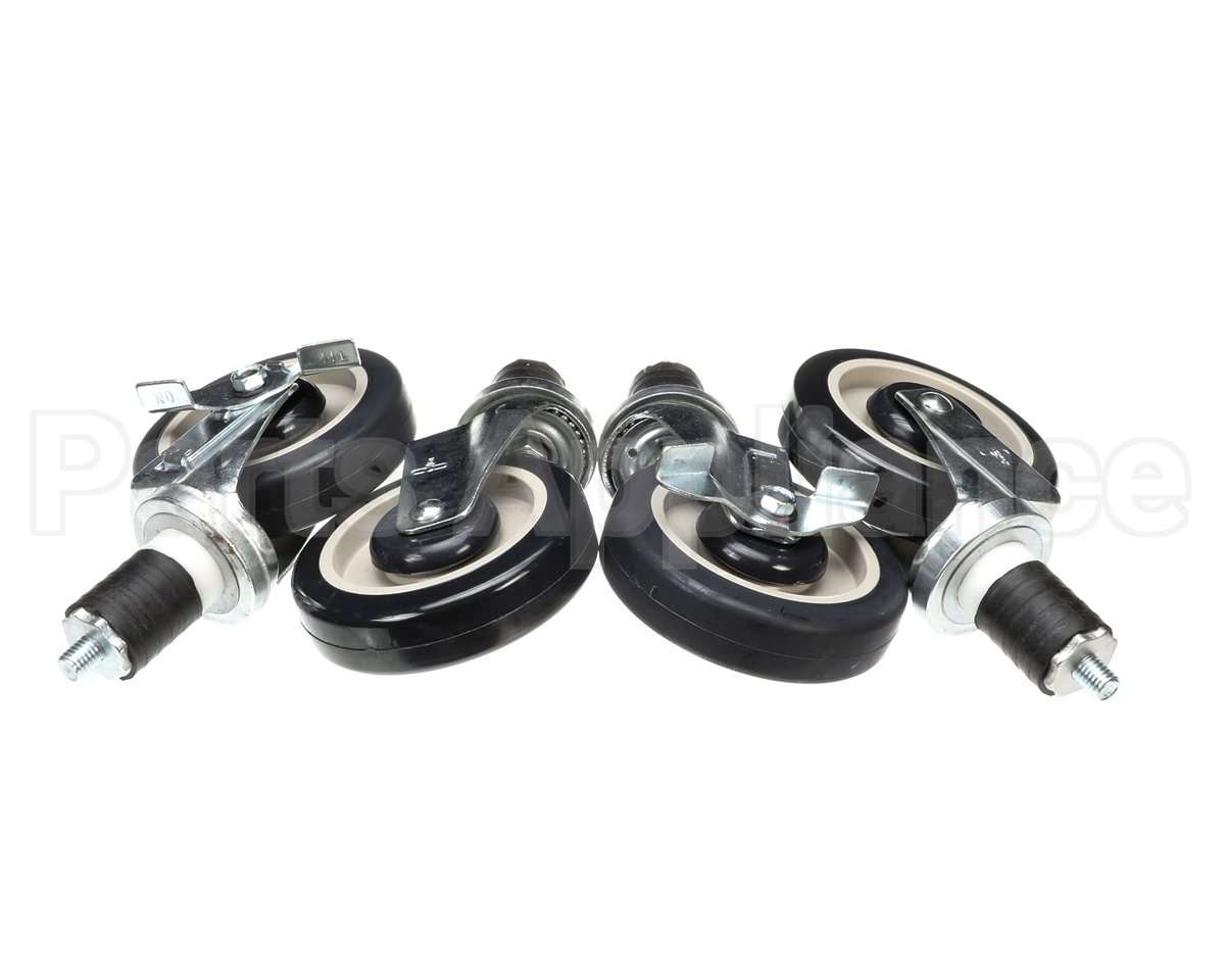 0250500 Town Food Service Casters Set Of 4 5 Dia. (2 W & 2 Wo B