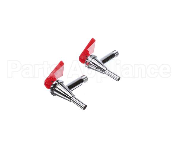 02596.7997 Bunn Faucet Assy,W/Ext-Red Handle&