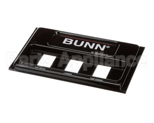 02610.0012 Bunn Front End Cap Assembly, Blk Pour-O