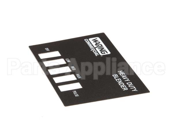 026724 Waring Name Plate