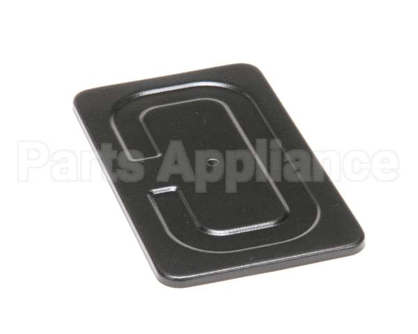 02722.0001 Bunn Lid, Pour-In Rect-Sst (Black)