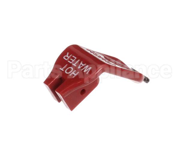 02861.1006 Bunn Kit, Faucet Handle Push Red-Warning Hot