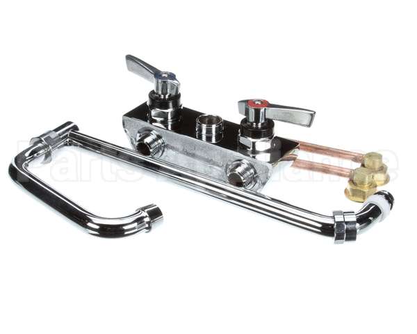 03000465 Glastender Faucet, Backsplash Mount With 18" Double