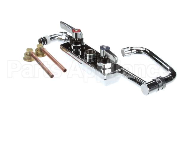 03000465 Glastender Faucet, Backsplash Mount With 18" Double