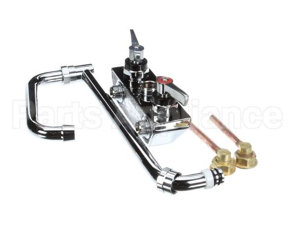 03000465 Glastender Faucet, Backsplash Mount With 18" Double