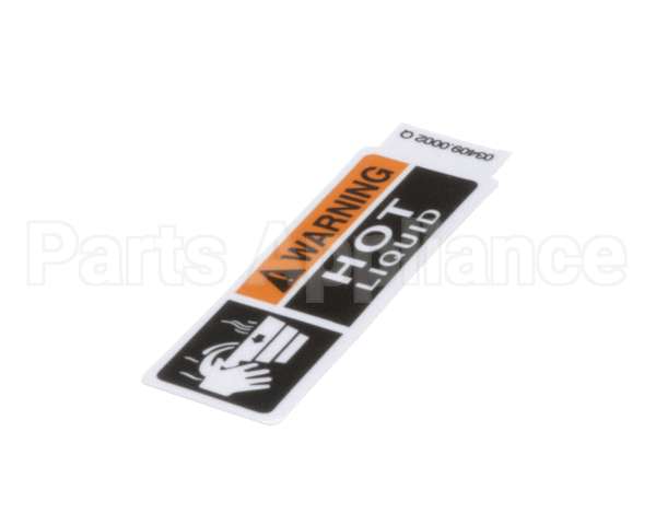 03409.0002 Bunn Decal, Warning-Hot Liquid