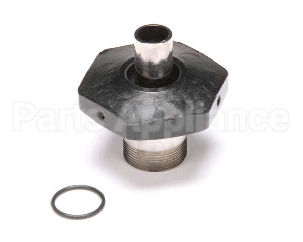 035A T&S Brassoutlet W/ Black Heat-Resistant Hand