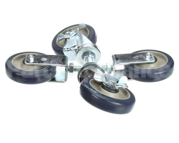 039542 Keating Caster 5 Fryer Set Of 4- 2 Swi