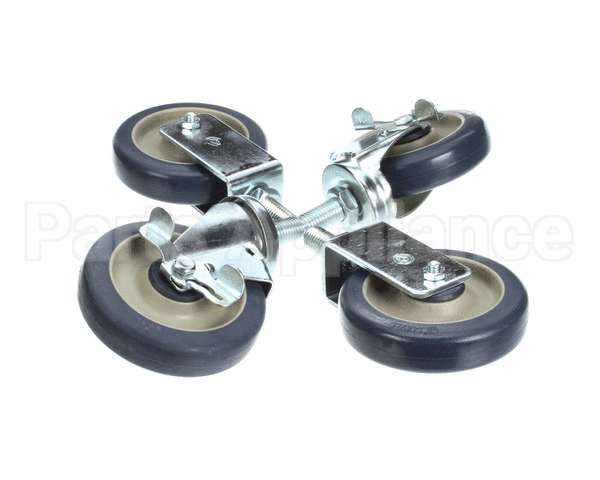 039542 Keating Caster 5 Fryer Set Of 4- 2 Swi