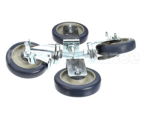 039542 Keating Caster 5 Fryer Set Of 4- 2 Swi